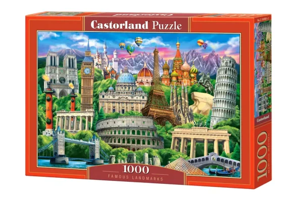Puzzle 1000 elementów. Famous Landmarks