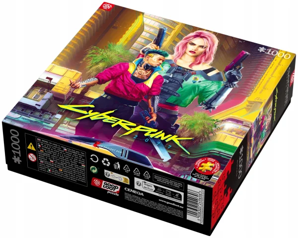 Puzzle 1000 elementów. Cyberpunk 2077. Kitsch Style