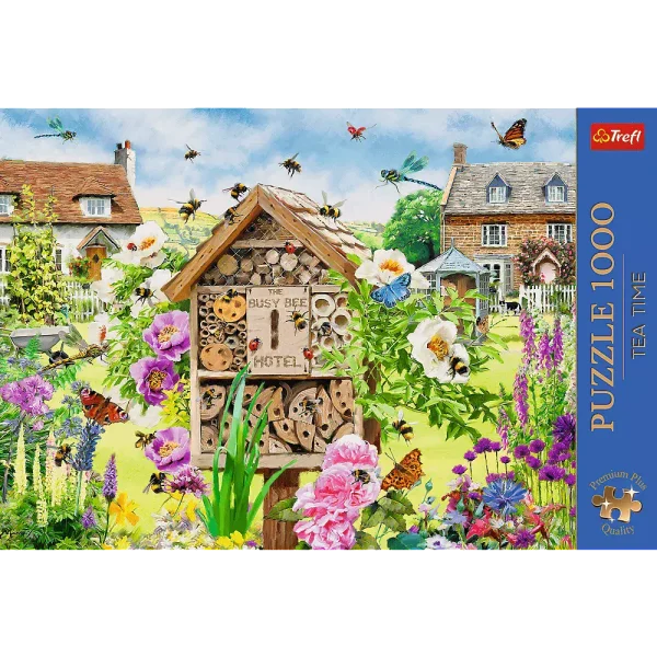 Puzzle 1000 elementów. Premium Plus Quality. Tea Time. Dom dla pszczół