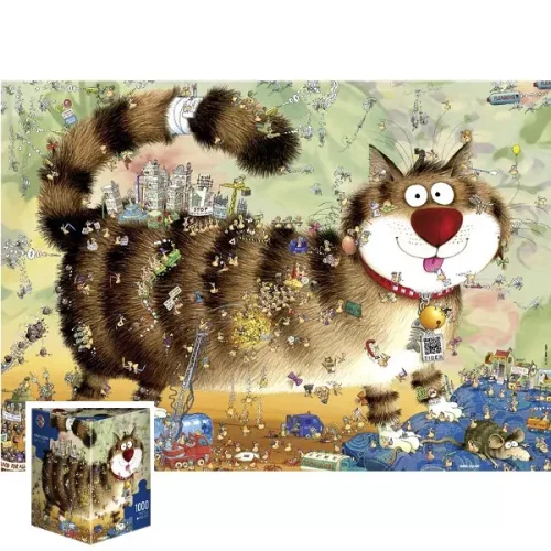 Puzzle 1000 elementów. Kocie życie