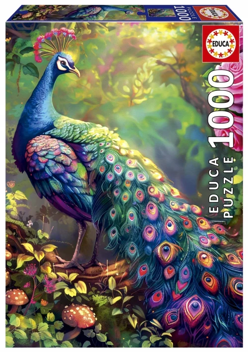 Puzzle Educa 1000 elementów Educa Puzzle 1000 el. Paw