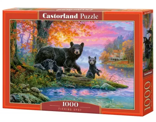 Puzzle 1000 elementów. Rodzina niedźwiedzi