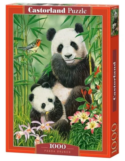 Puzzle 1000 elementów. Panda Brunch