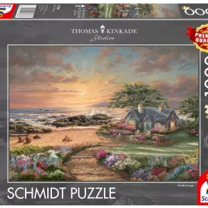 Puzzle 1000 Thomas Kinkade, Dom nad morzem