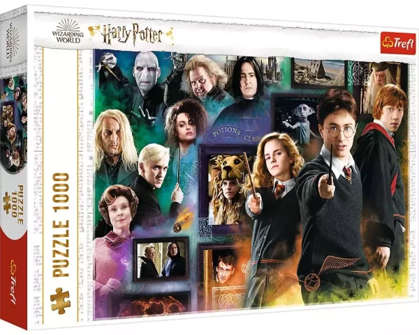 Puzzle 1000 elementów. Harry Potter. Świat czarodziejów