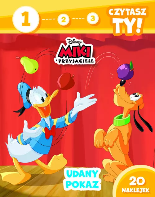 ef41412-1-2-3-czytasz-ty-poz.webp 1, 2, 3, czytasz ty! Poziom 1. Udany pokaz. Disney Miki i Przyjaciele