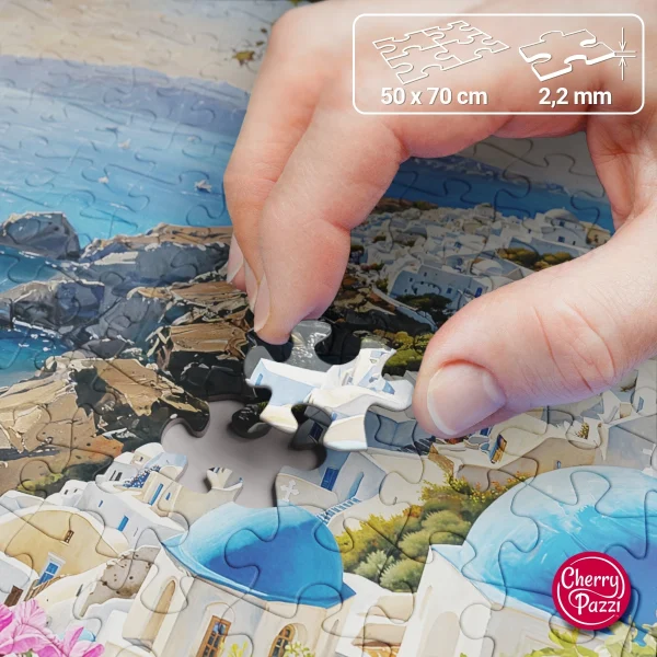Puzzle 1000 elementów. Santorini Blues 30936