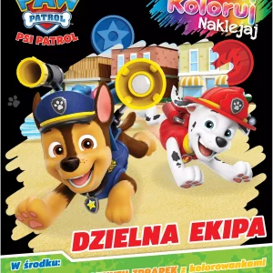 Psi Patrol. Zdrapuj, koloruj, naklejaj. Dzielna ekipa
