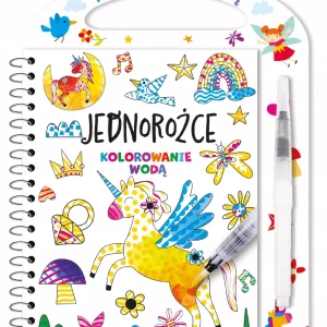 Kolorowanie wodą. Jednorożce