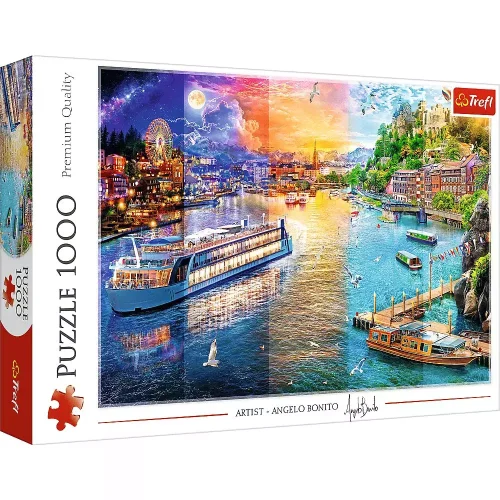 Puzzle 1000 elementów. Rejs po rzece