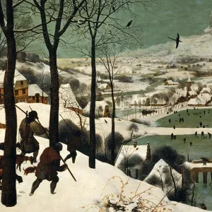 Puzzle 1000 elementów. Bruegel, Myśliwi na śniegu