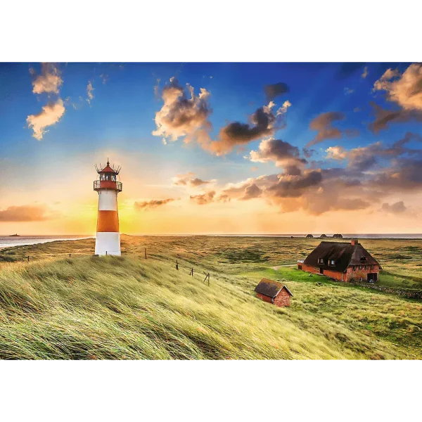 Puzzle 1000 elementów. Premium Plus Quality. Photo Odyssey. Latarnia w List, Niemcy