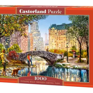 Puzzle 1000 elementów. Wieczorny spacer po Central Parku