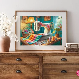 Puzzle 1000 elementów. Mój kącik do szycia 30875
