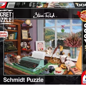 Puzzle 1000 elementów STEVE READ (Secret Puzzle) Na biurku