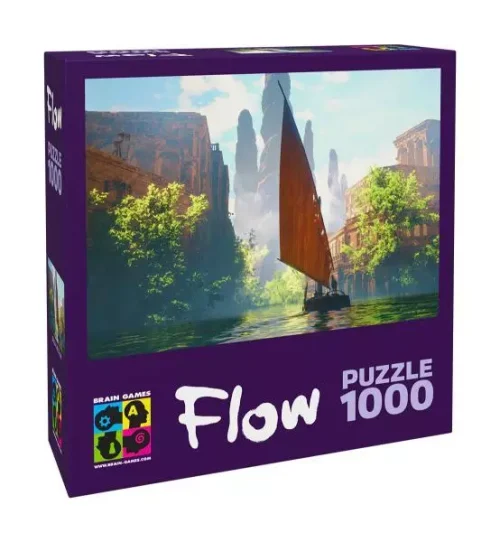 Puzzle 1000 elementów. Flow. Łódź