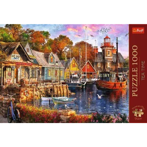 Puzzle 1000 elementów. Premium Plus Quality. Tea Time. Nadmorski zakątek