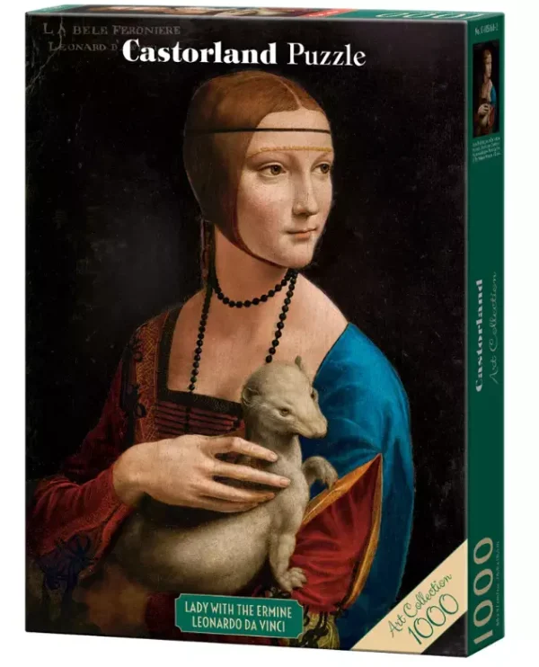 Puzzle 1000 el. Dama z gronostajem. Leonardo da Vinci