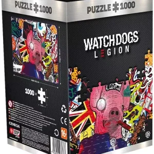 Puzzle 1000 elementów. Watch Dogs Legion. Pig Mask