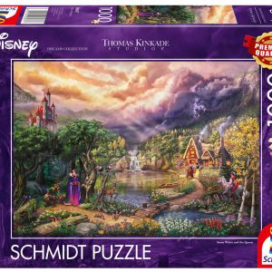 Puzzle 1000 PQ T. Kinkade Królewna Śnieżka i Zła Królowa Disney 112732