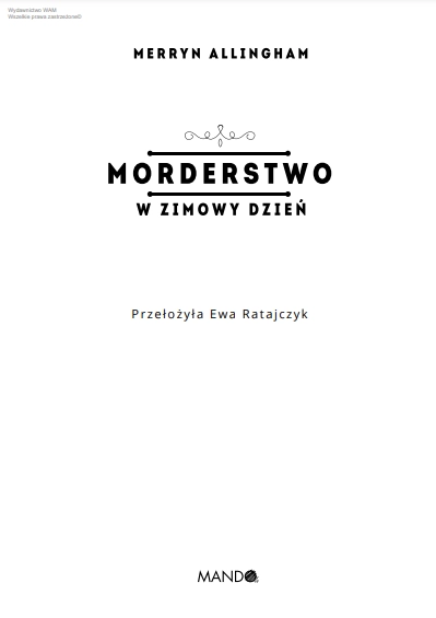 Morderstwo w zimowy dzień