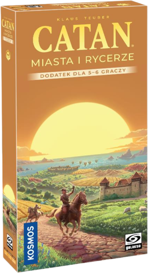 Catan miasta i rycerze wiecej graczy CATAN: Miasta i Rycerze - dodatek 5/6 graczy(2025)