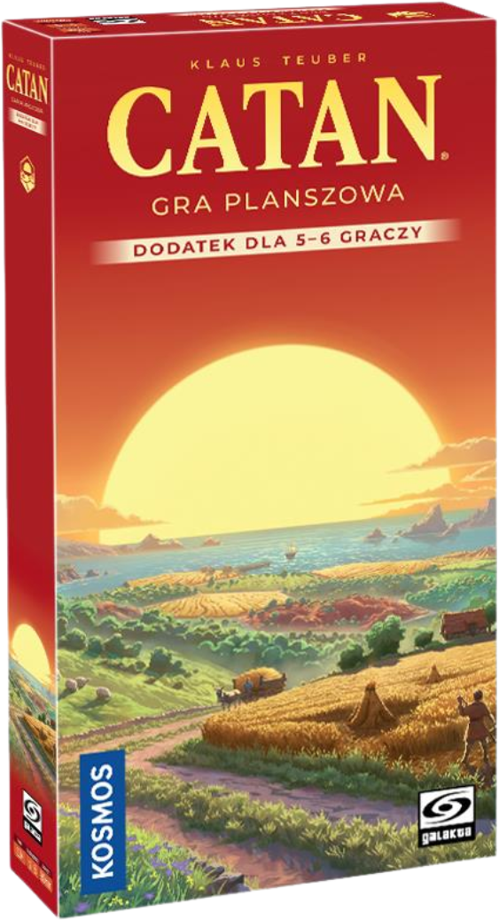 Catan rozszerzenie dla 5-6 graczy CATAN - Gra Planszowa - dodatek 5/6 (2025)