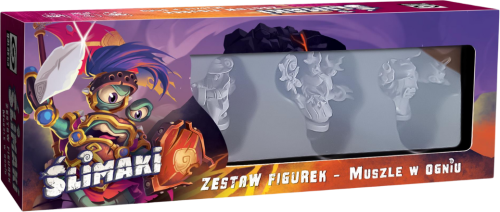 Ślimaki zestaw figurek do muszle w ogniu Ślimaki: Zestaw figurek do Muszle w Ogniu