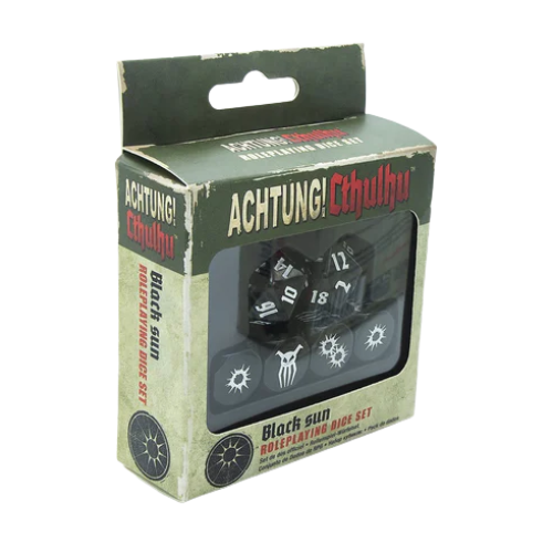 Achtung cthulhu kości Zestaw kości Achtung! Cthulhu 2d20 - Black Sun