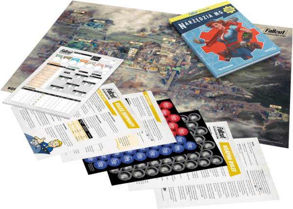 Fallout zestaw narzędzi mistrza gry Fallout RPG Zestaw narzędzi MG