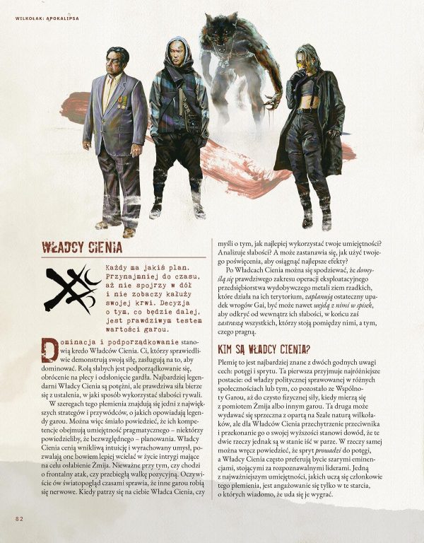 Gra fabularna Wilkołak "Wilkołak: Apokalipsa" Podręcznik główny