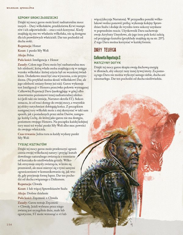 Wilkołak Apokalipsa rpg "Wilkołak: Apokalipsa" Podręcznik główny