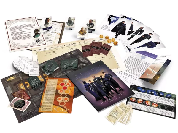 Agenci diuny kampania zawartość Agenci Diuny RPG – Zestaw Startowy i Kampania | PRZEDSPRZEDAŻ