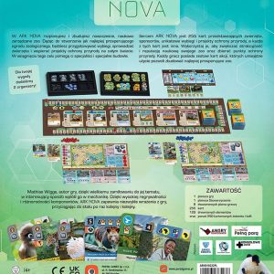 Ark nova tył pudełka Ark Nova