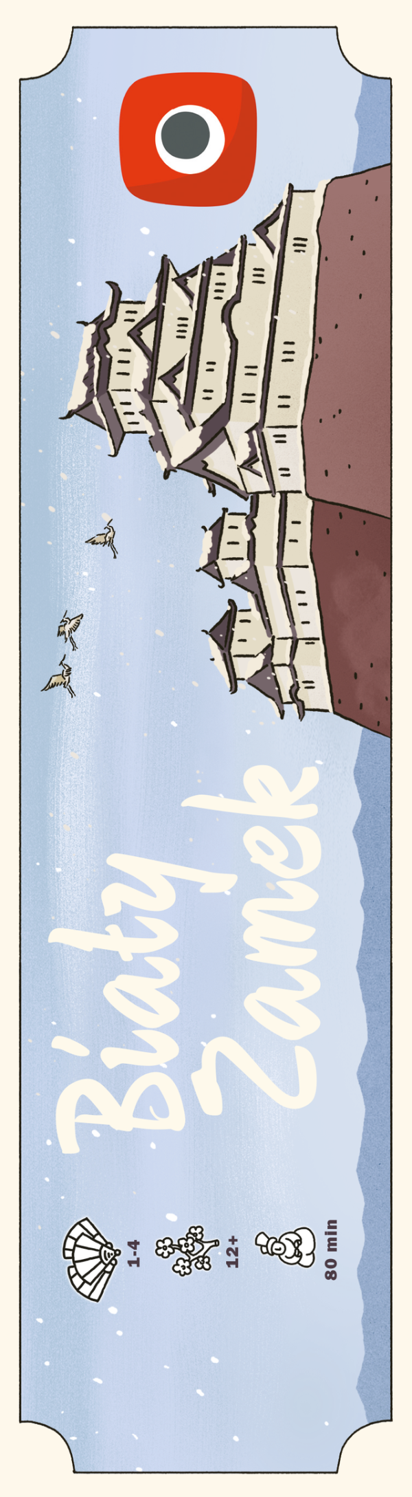 Biały zamek gra pudełko bok Biały Zamek