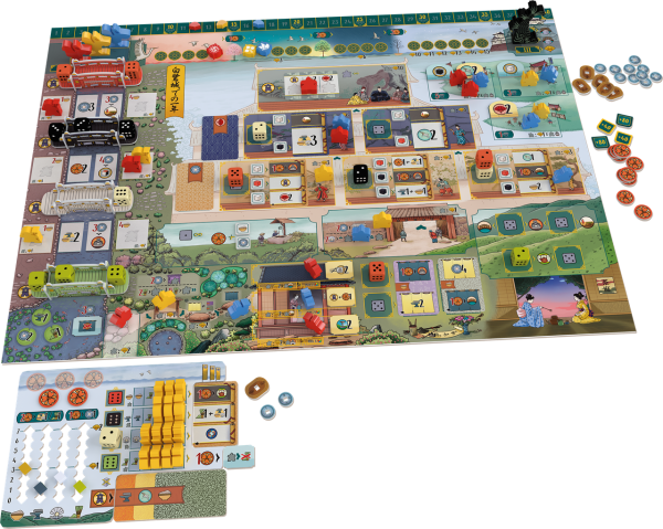 Biały zamek matcha rozgrywka gra planszowa Biały Zamek: Matcha