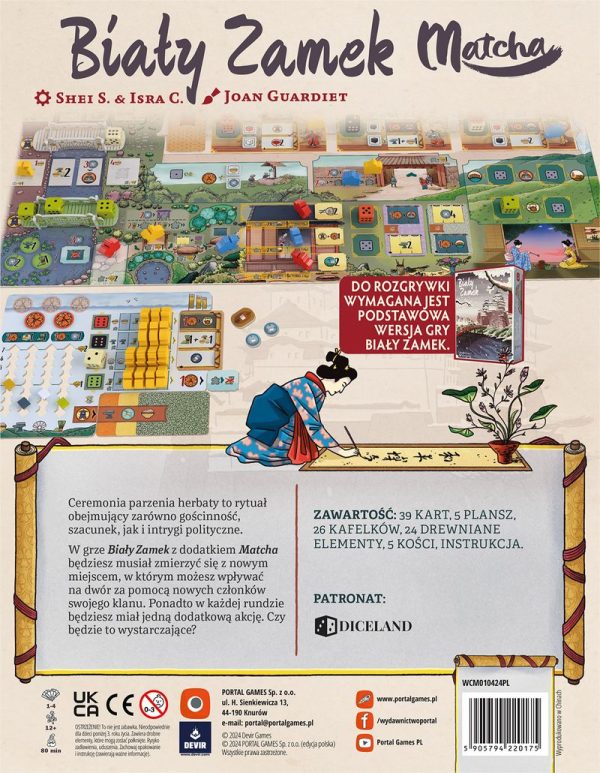 Biały zamek matcha tył Biały Zamek: Matcha