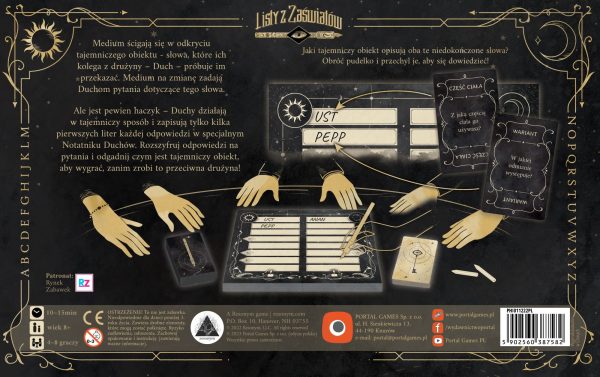 Listy z zaświatów tył opakowania Listy z Zaświatów