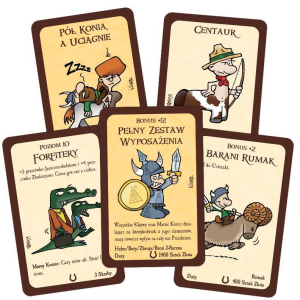 Munchkin 8 pół konia a uciągnie karty Munchkin 8 - Pół konia a uciągnie
