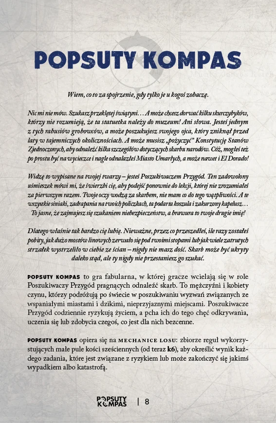 Popsuty kompas dziennik przygody gra Popsuty Kompas - Dziennik przygody