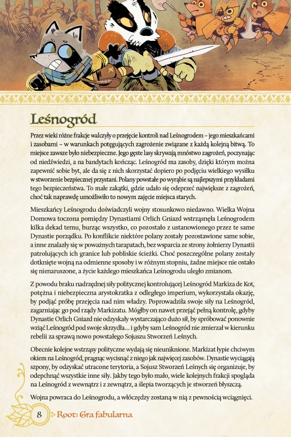 Root_podrecznik-podstawowy_strona-8 Root: Gra fabularna – Edycja Deluxe (PRZEDSPRZEDAŻ)