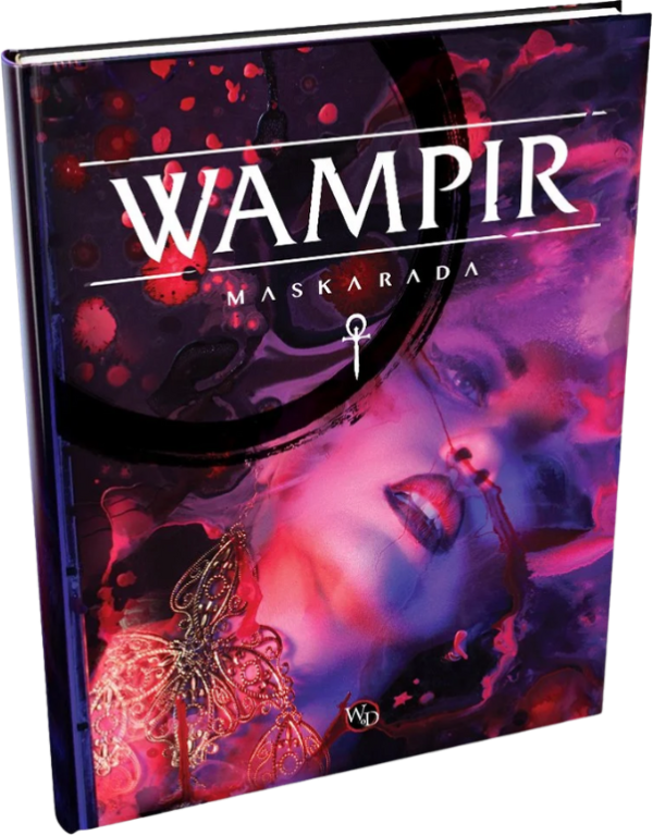 Wampir Maskarada okładka "Wampir: Maskarada" Podręcznik Główny (PRZEDSPRZEDAŻ)