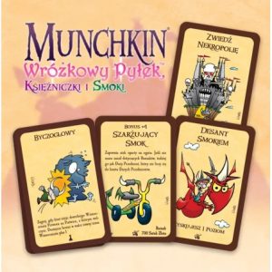 munchkin-wrozkowy-pylek-ksiezniczki-smoki-dodatek-obfitosci Munchkin - Wróżkowy Pyłek, Księżniczki i Smoki
