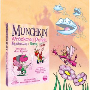 munchkin-wrozkowy-pylek-ksiezniczki-smoki-dodatek-obfitosci pudełko Munchkin - Wróżkowy Pyłek, Księżniczki i Smoki
