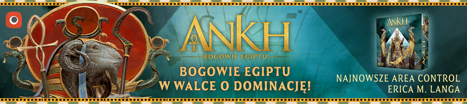 Ankh Bogowie Egiptu - Gra Planszowa Baner