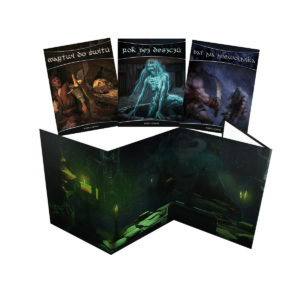 CWD Oblicza Demona - zestaw ekran MG + 3 przygody + PDF