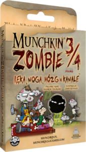 Munchkin Zombie 3/4 - Ręka, Noga, Mózg w Kanale