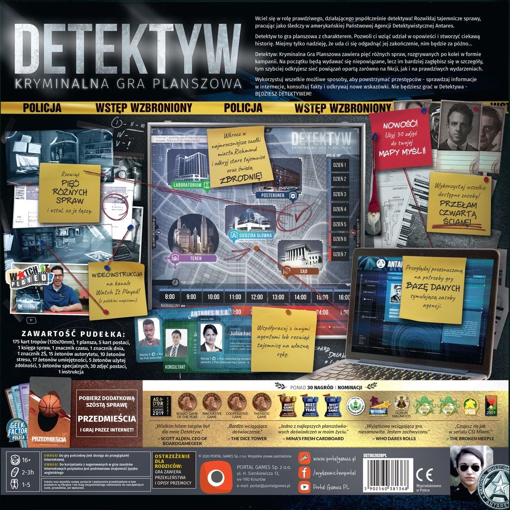 Detektyw: Kryminalna Gra Planszowa – zdjęcie 2