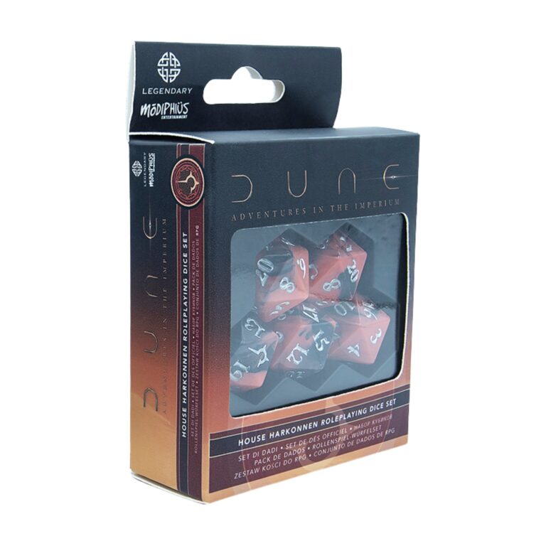 Diuna: Przygody w Imperium - Zestaw kości Harkonnen – Alis Games