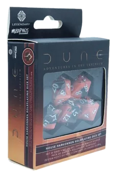 Diuna: Przygody w Imperium - Zestaw kości Harkonnen